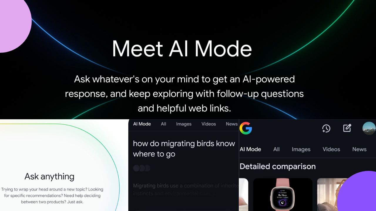 Ilustrasi Mode AI Google.