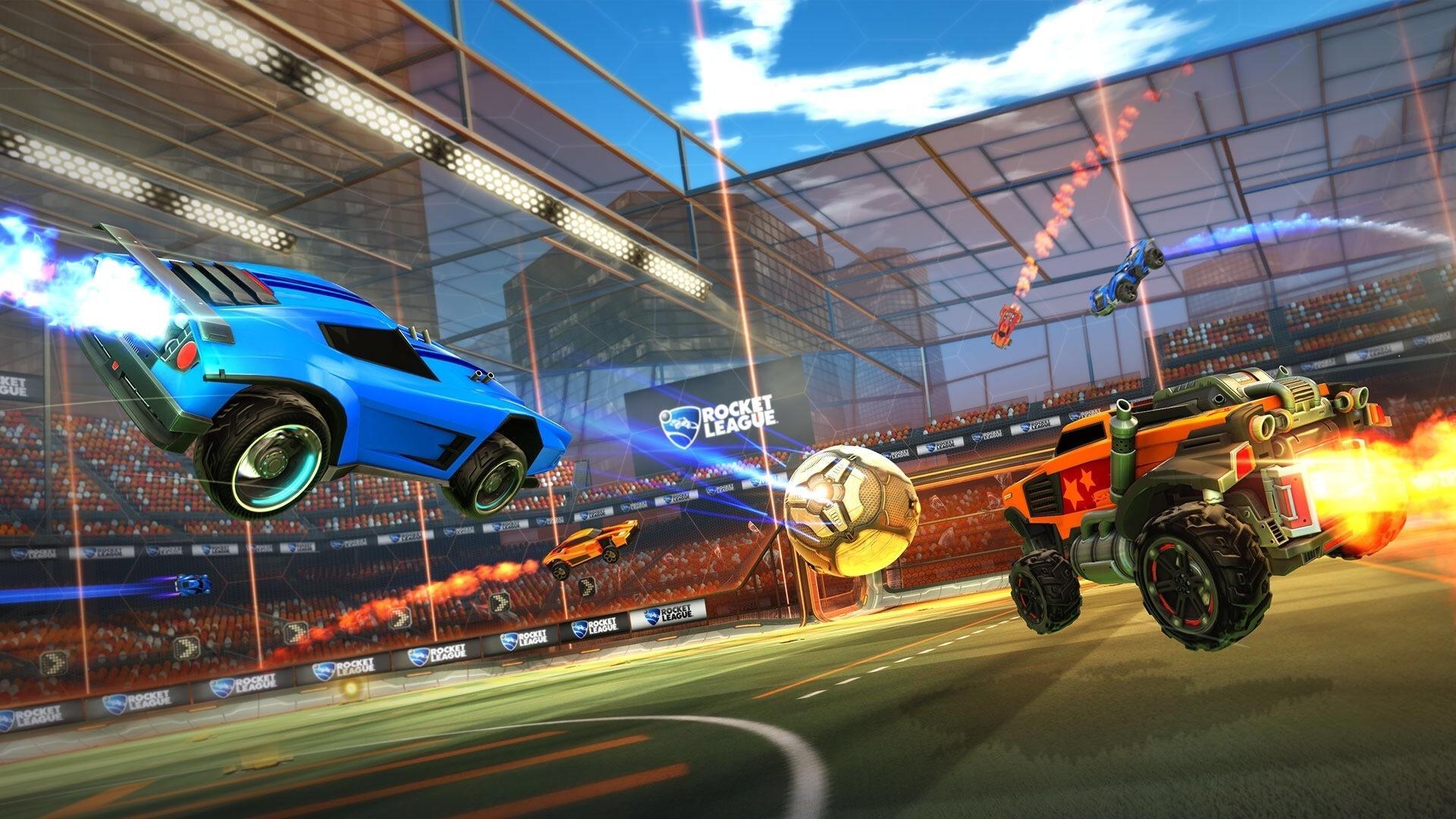 Tampilan Game Rocket League (Sumber: Epic Games)