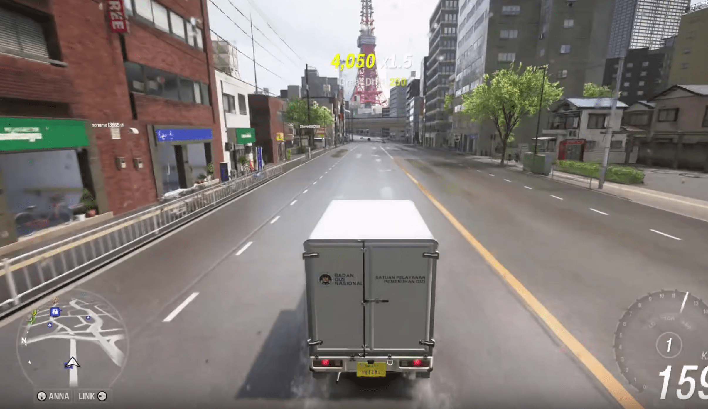 Tampilan gameplay mobil MBG Forza Horizon 6 (Sumber: Threads/@bayubramantyo)