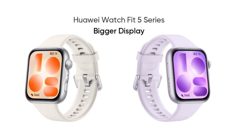 Huawei Watch Fit 5 hadir membawa desain premium, baterai tahan hingga 10 hari, serta fitur kesehatan dan olahraga yang makin lengkap. (Sumber: X/@smartechdaily)
