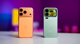 Ilustrasi iPhone 17 pro dan smartphone Xiaomi 17 pro. (Sumber: Pinterest)