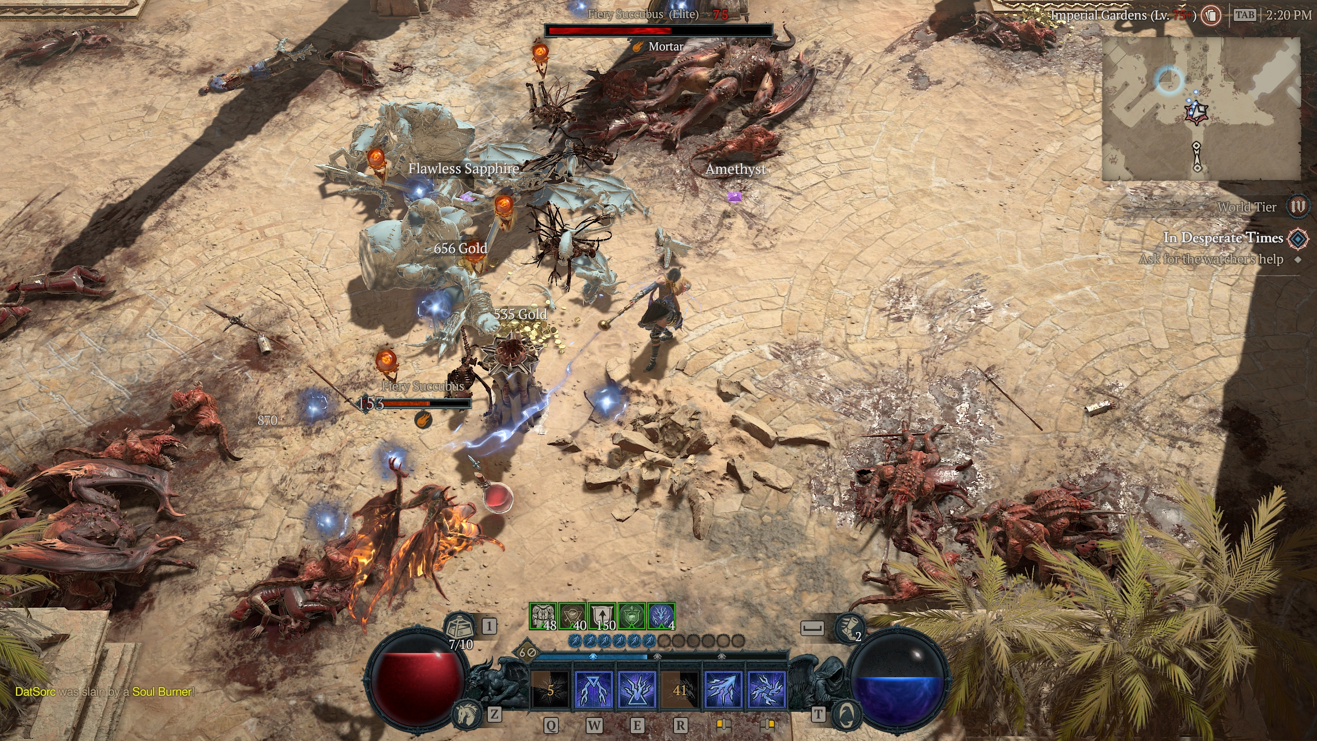 Tampilan Game Diablo IV (sumber: Playstation)