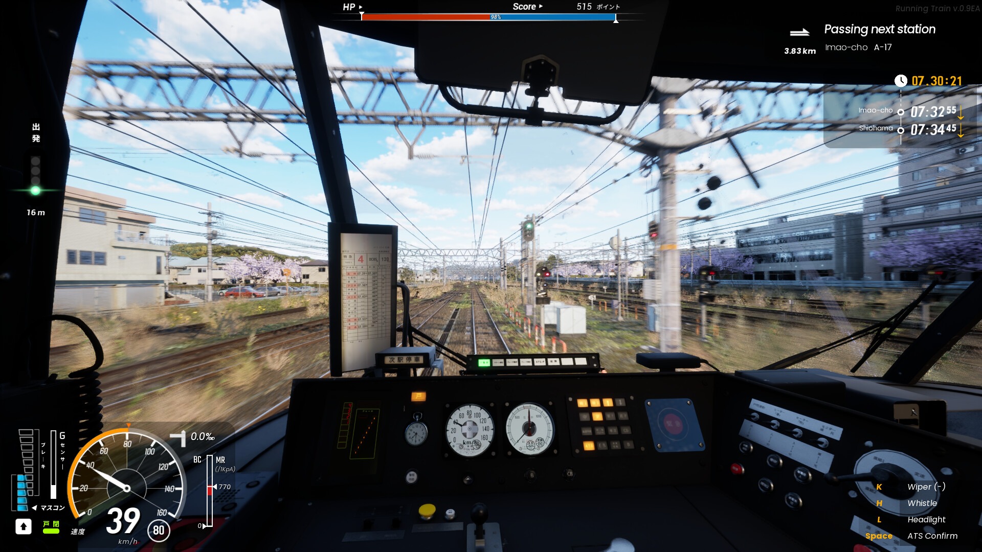 Tampilan Gameplay Running Train (Sumber: Steam)