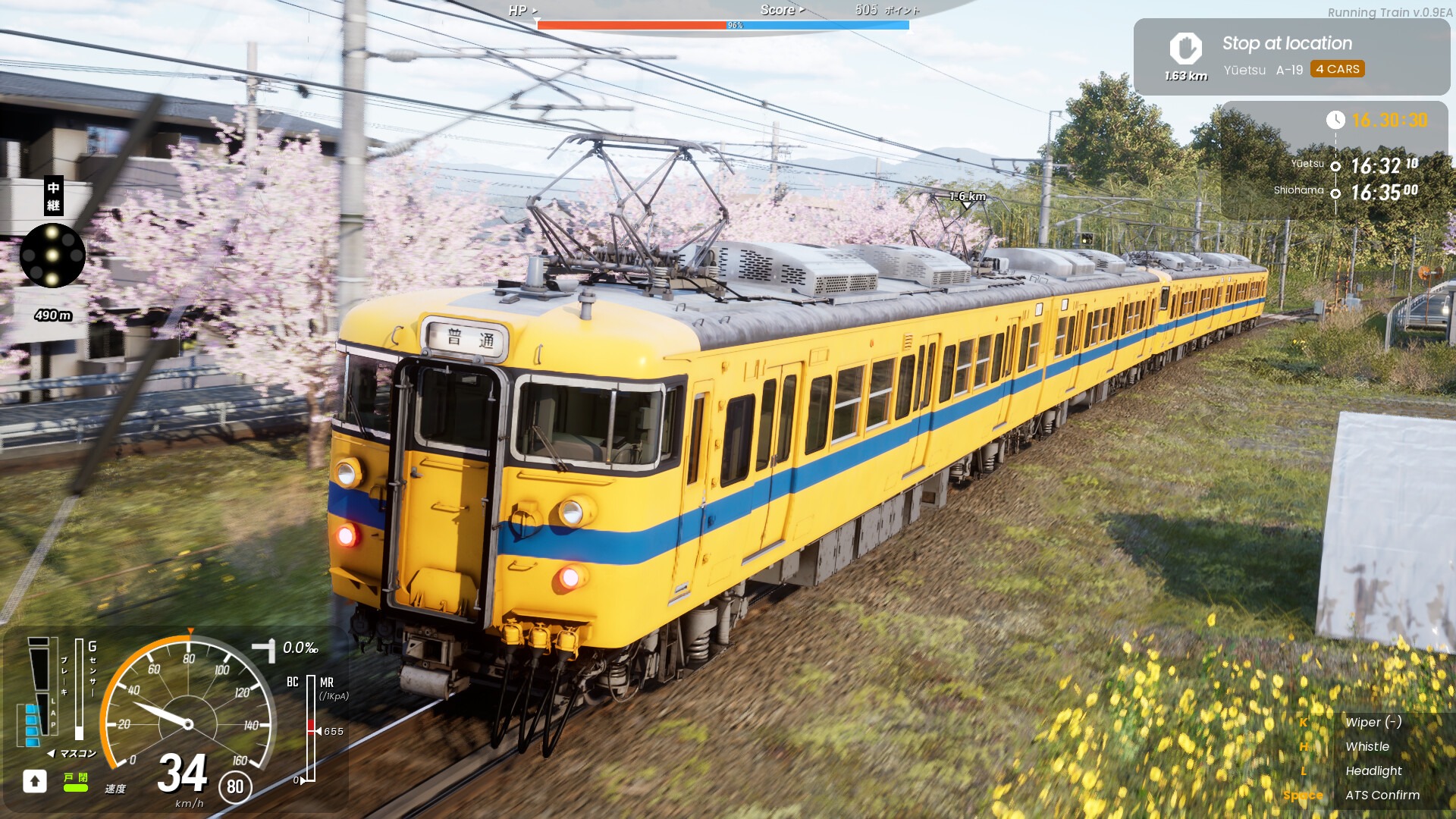 Tampilan Gameplay Running Train (Sumber: Steam)