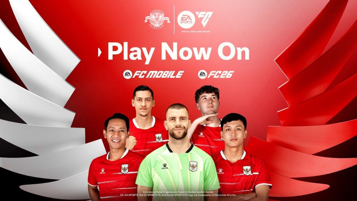 Timnas Indonesia bisa dimainkan di EA Sports FC 26 dan FC Mobile. (Sumber: X/@TimnasIndonesia)