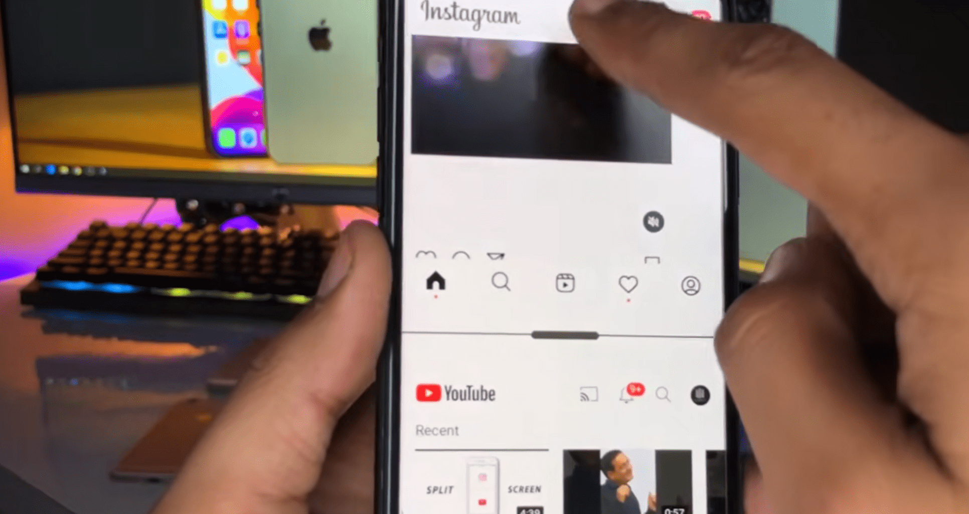 Cara mengaktifkan split screen di iPhone