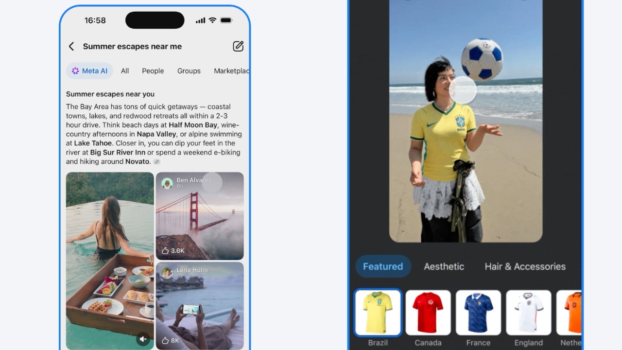 Penggunaan AI mode di Facebook