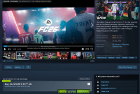 Halaman FC26 yang menampilkan diskon di steam (Sumber:Steam APP)