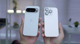 Google perbarui fitur Android Switch dalam sistem operasi Android 17 yang memudahkan transfer data dari iPhone. (Sumber: YouTube/Droidlime)