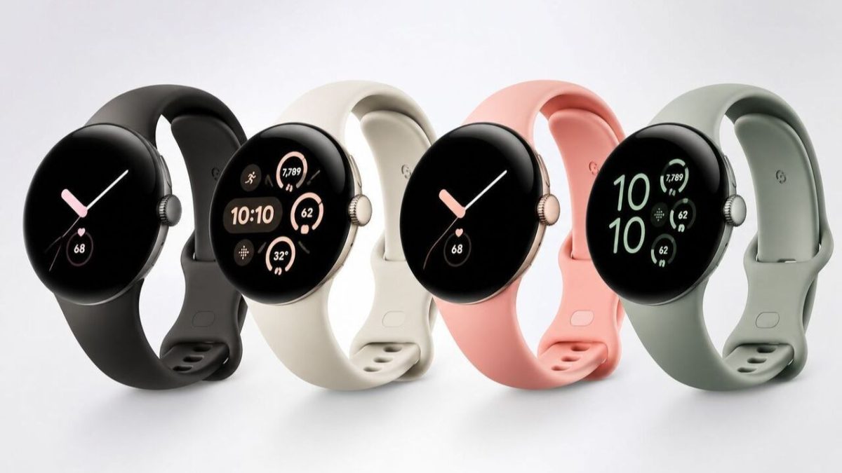 Ilustrasi Google Pixel Watch 5 yang dikabarkan akan hadir dengan desain serupa pendahulunya, pilihan warna baru, serta peningkatan fitur berbasis AI. Smartwatch terbaru Google ini juga disebut mengalami kenaikan harga dan diprediksi meluncur pada ajang Made by Google 2026. (Sumber: X/@matricedigital)