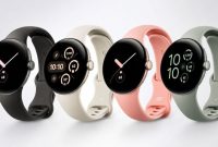 Ilustrasi Google Pixel Watch 5 yang dikabarkan akan hadir dengan desain serupa pendahulunya, pilihan warna baru, serta peningkatan fitur berbasis AI. Smartwatch terbaru Google ini juga disebut mengalami kenaikan harga dan diprediksi meluncur pada ajang Made by Google 2026. (Sumber: X/@matricedigital)