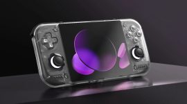 Tampilan Retroid Pocket Nova yang mengusung desain ringkas dengan pilihan warna menarik, dirancang untuk penggemar game retro dan handheld gaming modern. (Sumber: goretroid.com)