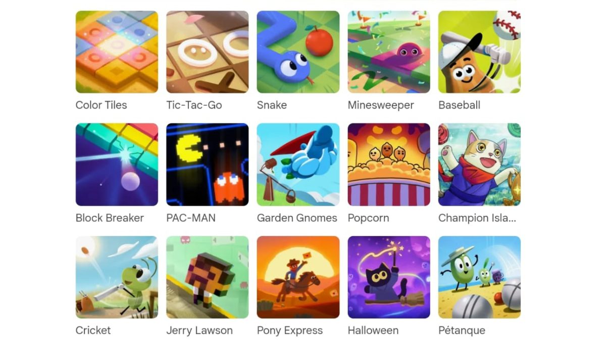 Ada banyak pilihan game offline Google yang belum diketahui pengguna dan bisa dicoba ketika sedang tidak terhubung ke internet. (Sumber: Tangkapan layar Google) 