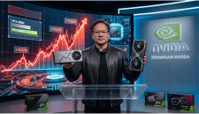 Nvidia RTX 3060 varian 12GB mengalami lonjakan harga drastis imbas tersedotnya pasokan cip memori ke industri AI.