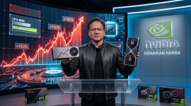 Nvidia RTX 3060 varian 12GB mengalami lonjakan harga drastis imbas tersedotnya pasokan cip memori ke industri AI.