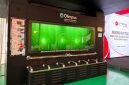 Perangkat penangkap karbon berbasis mikroalga, Olimpus Fotobioreactor Carbon Capture Utilization & Storage Apollo 1.0 yang dikembangkan BRIN dan PT ASI. (Sumber: Techrunner/Dzikrillah Tauzirie)